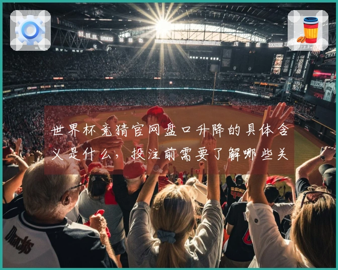 世界杯竞猜官网盘口升降的具体含义是什么，投注前需要了解哪些关键点